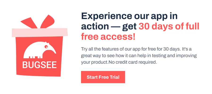 free trial banner