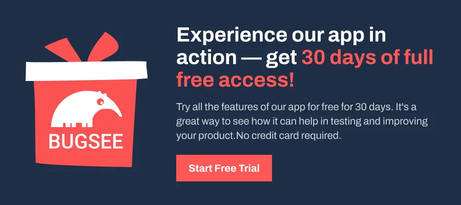 free trial banner