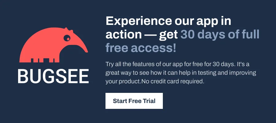 free trial banner