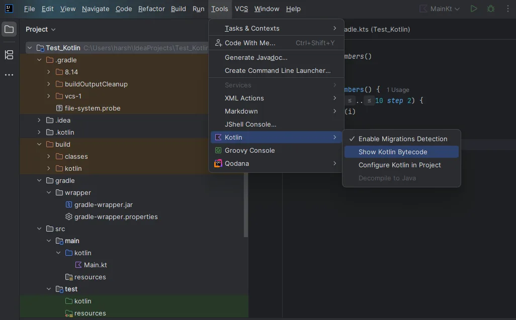 Convert Kotlin to Java