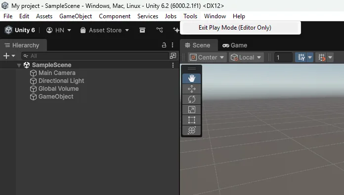 How to Exit Play Mode in Unity?